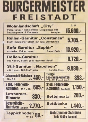 Raumausstatter und Möbelhandel | © Foto: Verbund OÖ. Museen