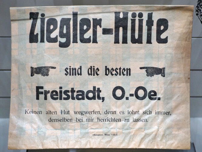 Hut- und Filzwarenhandel | © Foto: Verbund OÖ. Museen