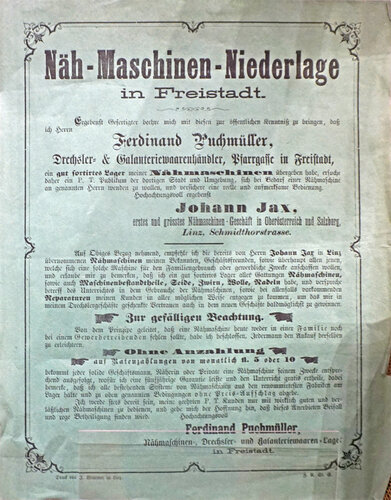 Nähmaschinen- und Fahrradhandel | © Foto: Verbund OÖ. Museen