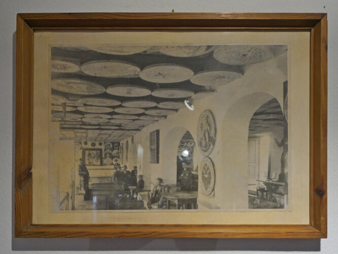 Schützenstände in der alten Schießstätte