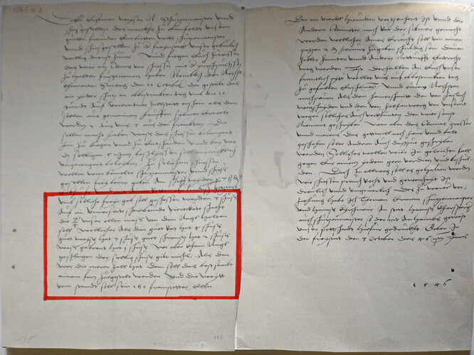 Ladschreiben aus 1546