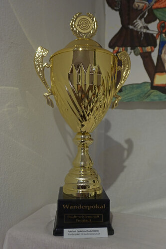 Pokal mit Deckel und Sockel (2018)