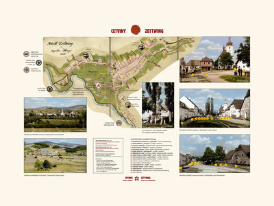 Tafel: Zettwing/Cetviny