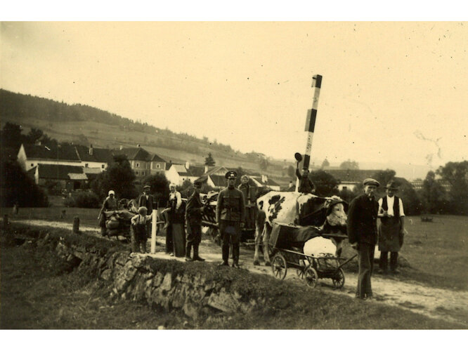 Die neue Staatsgrenze / Nová státní hranice