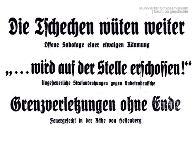 NS-Hetzkampagnen / Nacistická štvavá kampaň