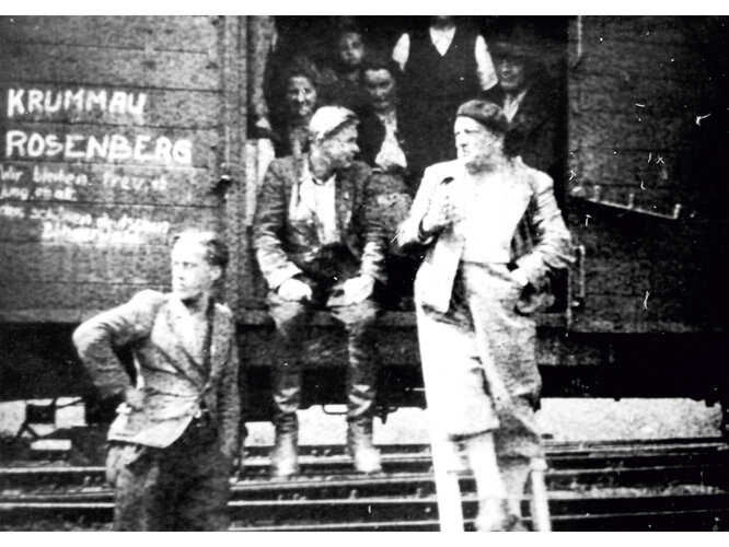 Ausweisungstransport / Vysídlovací transport