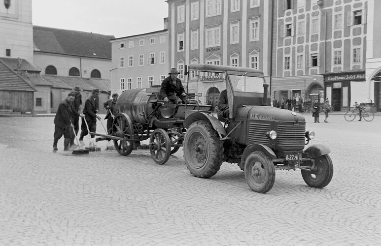 Frühjahrsputz Hauptplatz Freistadt