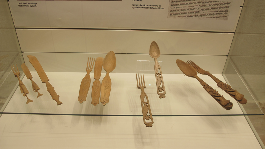 Vitrinenansicht - Objekte aus dem Freistädter Lager | © Mühlviertler Schlossmuseum Freistadt