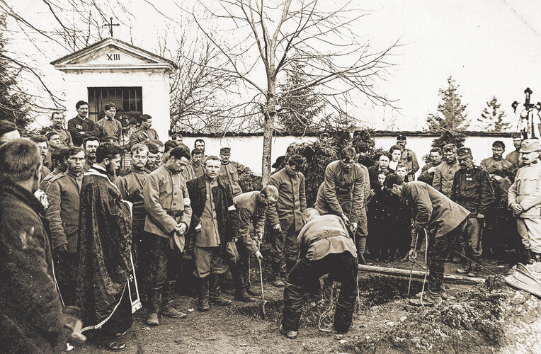 Beerdigung eines Ukrainers