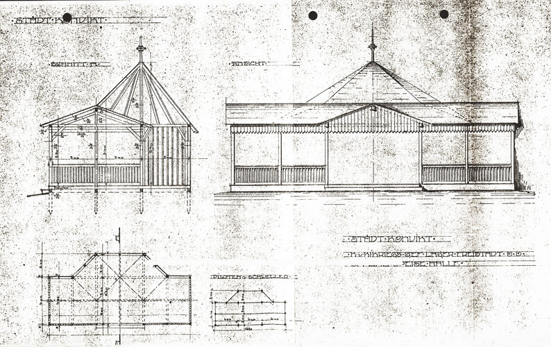 Plan für die Speisehalle