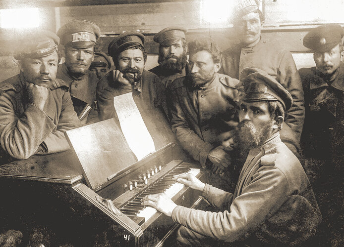 Musikgruppe im Lager Freistadt