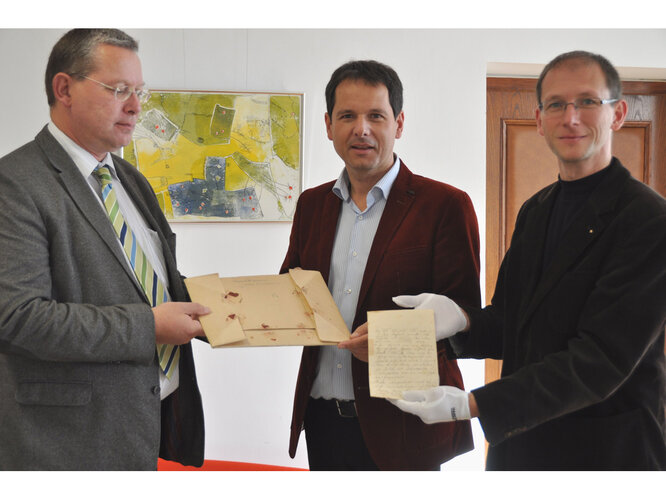 Übergabe der Brucknerbriefe