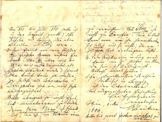 Brief an Anton Vergeiner