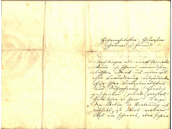 Brief an Anton Vergeiner