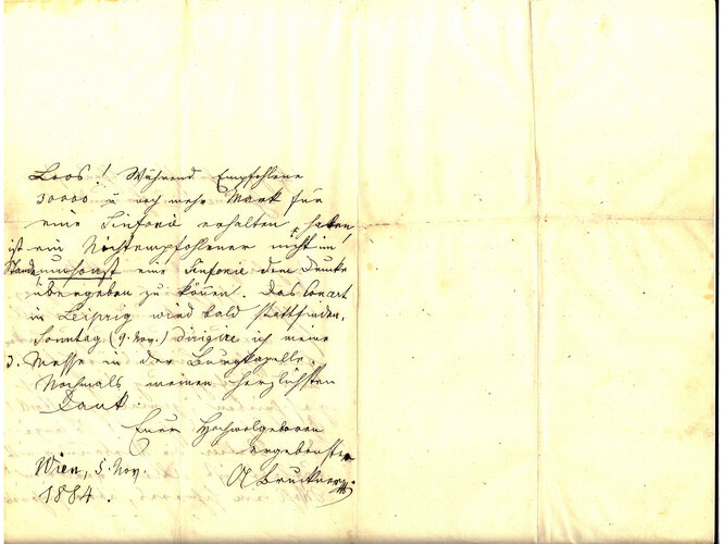 Brief an Anton Vergeiner