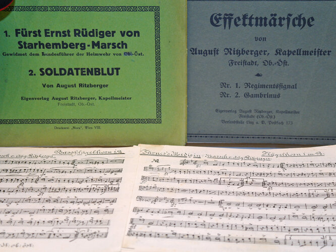 Noten, Kompositionen v. August Ritzberger