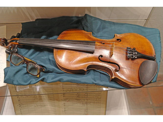 Violine des Komponisten