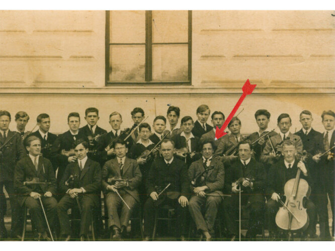 Orchester mit Josef Peer