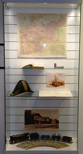 Vitrine Bahnprojekte in Freistadt | © Verbund Oö. Museen