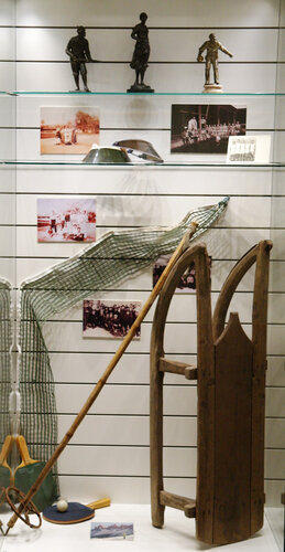 Vitrine: Sport in Freistadt | © Mühlviertler Schlossmuseum, Foto: Verbund Oö. Museen