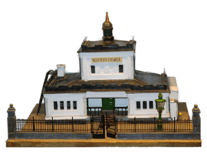 Modell des Acetylen-Gaswerks | © Foto: Verbund Oö. Museen