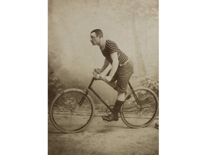 Radfahrer Max Staininger | © Mühlviertler Schlossmuseum