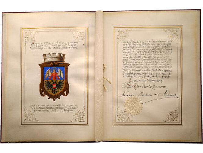 Bewilligung Stadtwappen