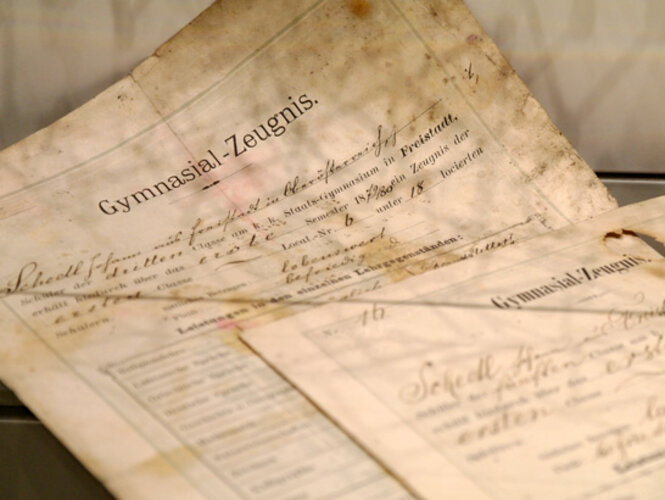 Zeugnisse | © Mühlviertler Schlossmuseum, Foto: Verbund Oö. Museen