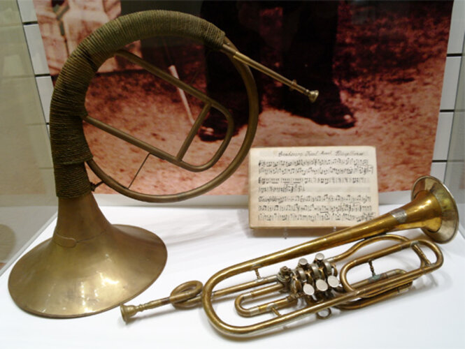 Waldhorn, Trompete, Noten | © Foto: Verbund Oö. Museen