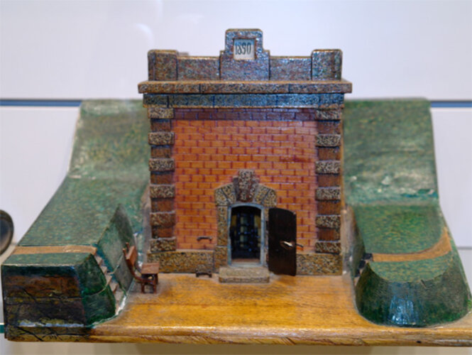 Modell des Wasserreservoirs | © Mühlviertler Schlossmuseum, Foto: Verbund Oö. Museen