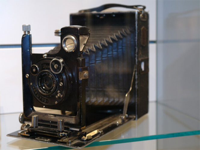 Plattenkamera | © Mühlviertler Schlossmuseum, Foto: Verbund Oö. Museen