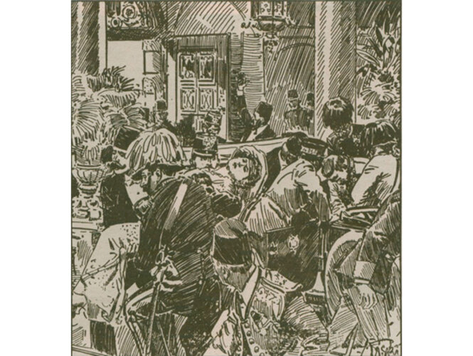 Pressezeichner veranschaulichen die tragischen Ereignisse