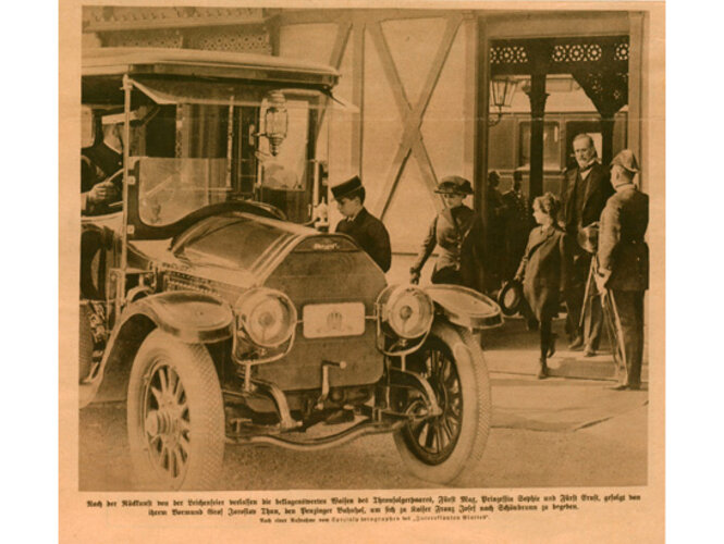 Die verwaisten Kinder des Thronfolgerpaares