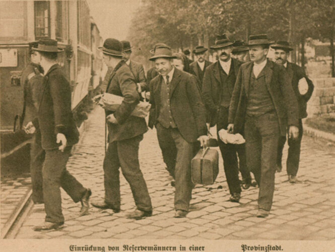 Einrückung von Reservemännern