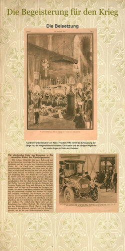 Tafel: Die Beisetzung | © © Mühlviertler Schlossmuseum