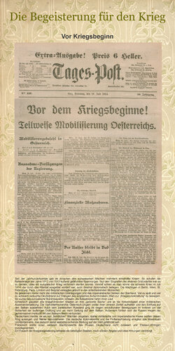 Tafel: Vor Kriegsbeginn | © © Mühlviertler Schlossmuseum