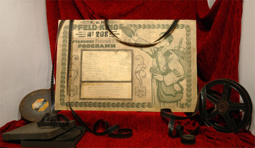 Lagerkino "K.u.k Feldkino Freistadt" - Ausstellungsansicht