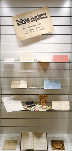 Lebensmittelbewirtschaftung - Ausstellungsansicht