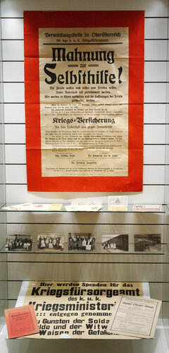 Kriegsfürsorge - Ausstellungsansicht