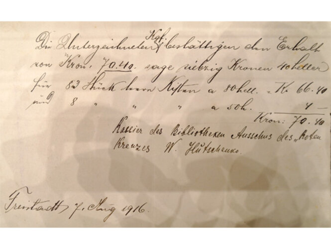 Rechnungsbeleg | © Mühlviertler Schlossmuseum - Repro: Verbund Oö. Museen