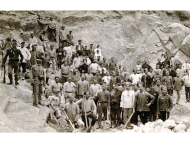 Bildreportage "Außenarbeiten" | © Mühlviertler Schlossmuseum