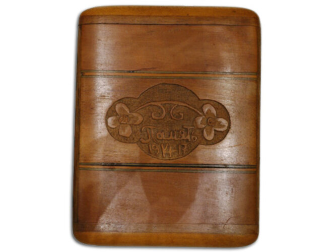 Bastelarbeit - Tabakdose | © Mühlviertler Schlossmuseum - Foto: Verbund Oö. Museen