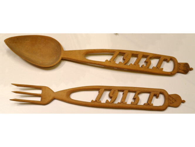 Bastelarbeit - Besteck | © Mühlviertler Schlossmuseum - Foto: Verbund Oö. Museen