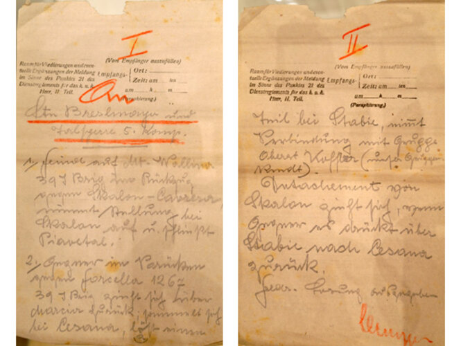 Handschriftliche Befehle | © Mühlviertler Schlossmuseum