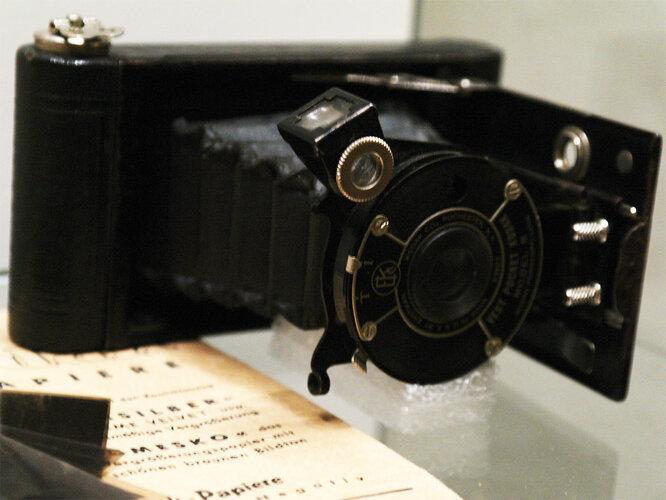 Vest Pocket Autographic Kodak Kamera | © Mühlviertler Schlossmuseum - Foto: Verbund Oö. Museen