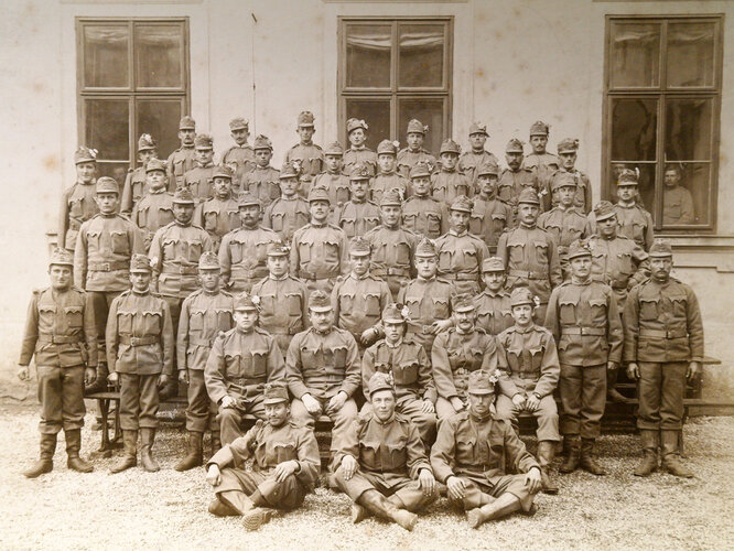 Erinnerungsbild an die Militärzeit | © Mühlviertler Schlossmuseum