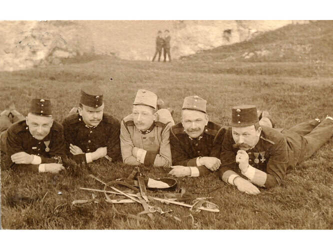 Erinnerungsbild an die Militärzeit | © Mühlviertler Schlossmuseum