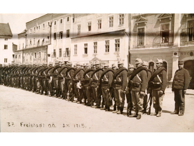 Erinnerungsbild an die Militärzeit | © Mühlviertler Schlossmuseum