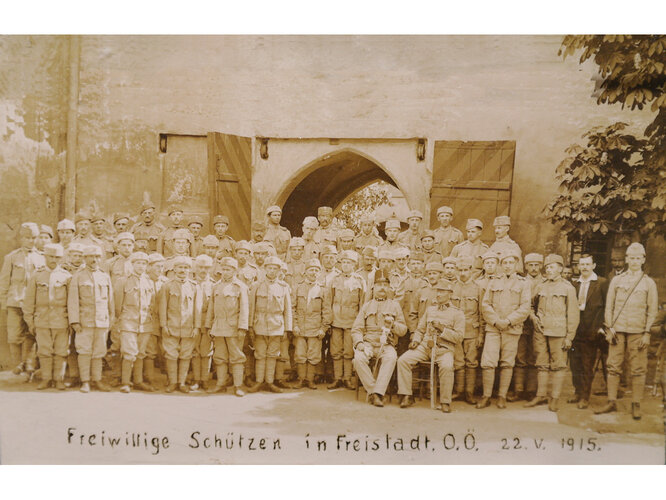 Erinnerungsbild Freiwillige Schützen | © Mühlviertler Schlossmuseum