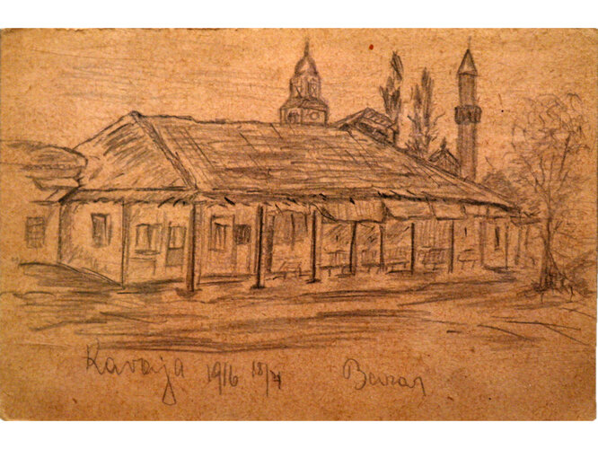 Zeichnung eines Soldaten | © Mühlviertler Schlossmuseum